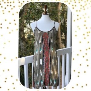 Hoss NWT New Year’s Eve NYE Sequined Cocktail Dress | Size Small | Retails $438